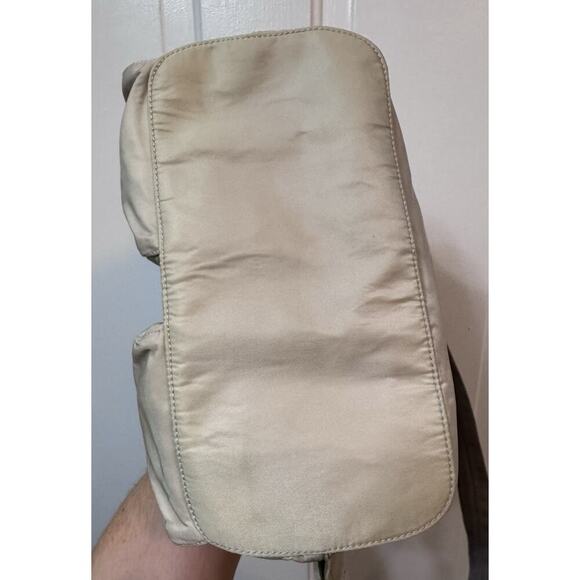 Auth Vintage Prada Cream Ivory Nylon Backpack Mini - Picture 7 of 16